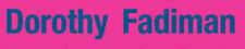 Dorothy Fadiman